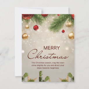 Viajero De Navidad Beige Y Crema
