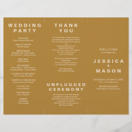 Viajero del programa del tríptico de tono de Boho 