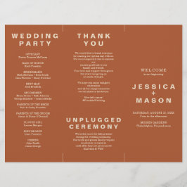 Viajero del programa del tríptico de tono de Boho 