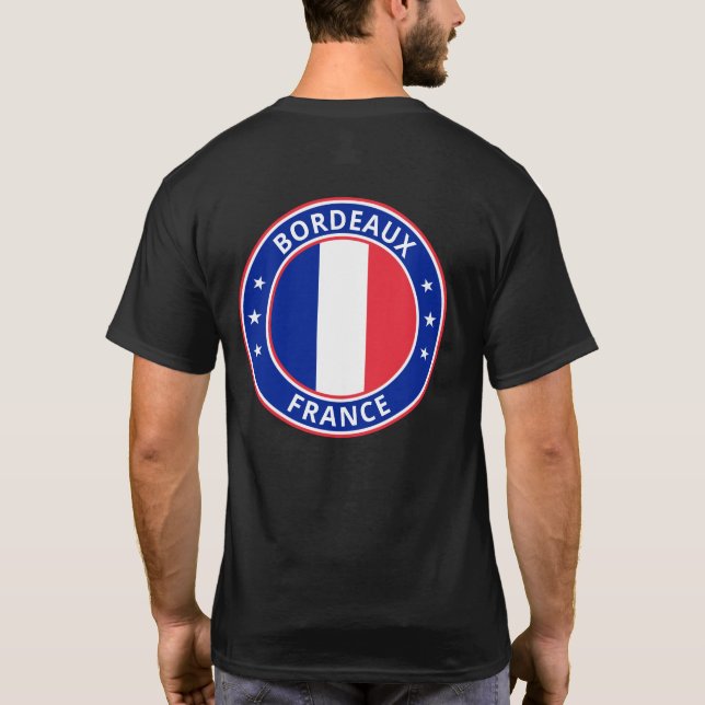 Viajero global - Camiseta en Ciudad, Francia (Edit (Reverso)