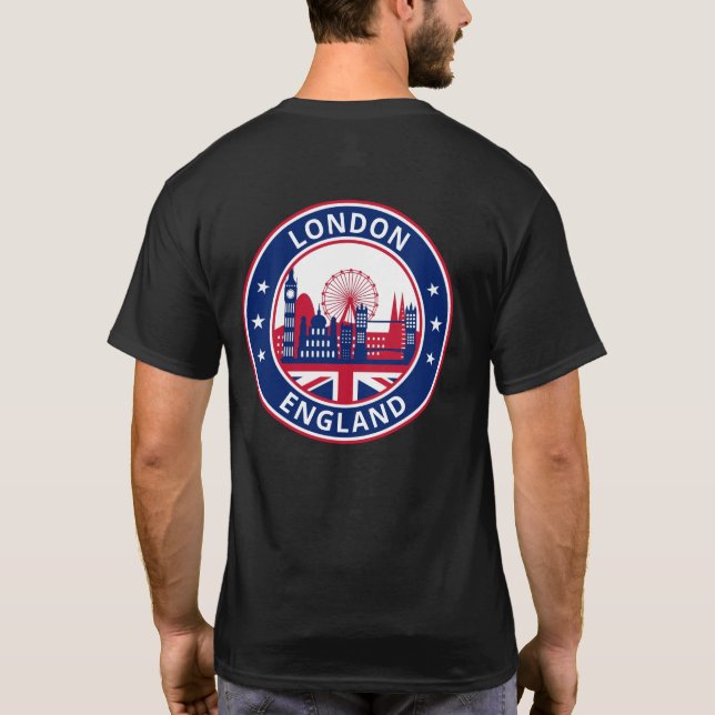 Viajero global - Camiseta en Londres, Inglaterra ( (Reverso)