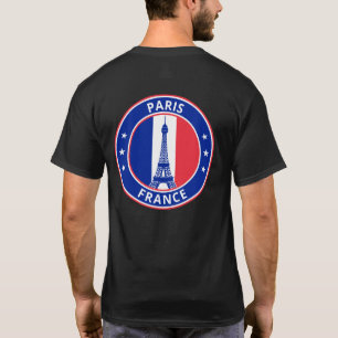 Viajero global - Camiseta en París, Francia (Edita