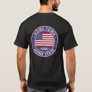 Viajero Global - Camiseta Home Town USA (Edit)