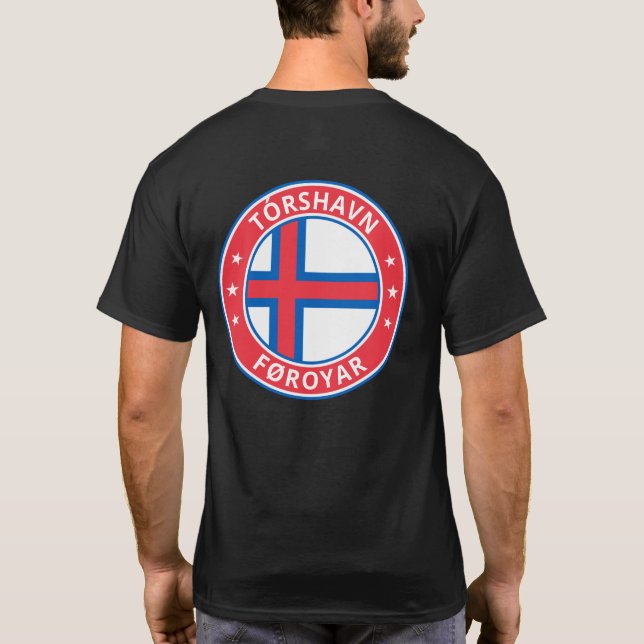 Viajero global - 'Ciudad', camiseta de Føroyar (Ed (Reverso)