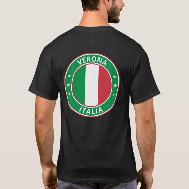 Viajero global - Ciudad, Italia (edición) Camiseta (Reverso)