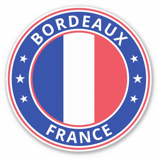 Viajero global - Pegatina "Ciudad" de Francia (edi (Anverso)