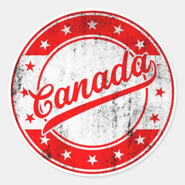 Viajero global - Pegatina de Canadá (Anverso)