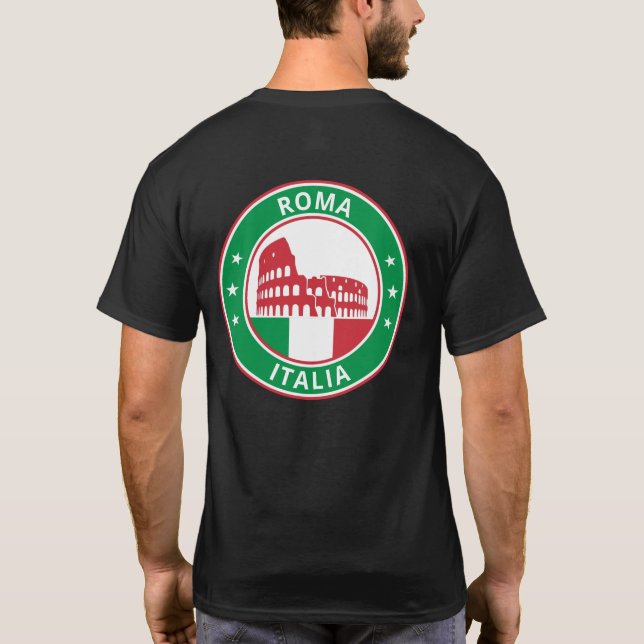 Viajero global - Roma, camiseta de Italia (edición (Reverso)
