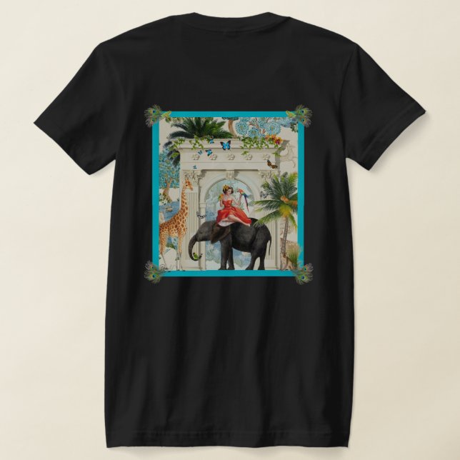 Viajero mundano 2 camiseta (Distribución Reverso )