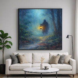 Viajero Solitario - Arte de estilo de pintura Past