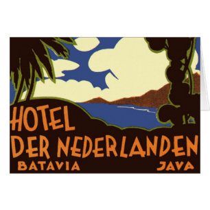 Viajes Antiguos a Yakarta Indonesia Hotel Nederlan