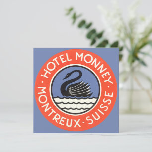 Viajes Antiguos, Hotel Swan Bird Monney Suiza