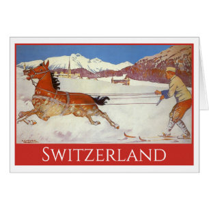 Viajes antiguos, Invierno en Engadin Suiza
