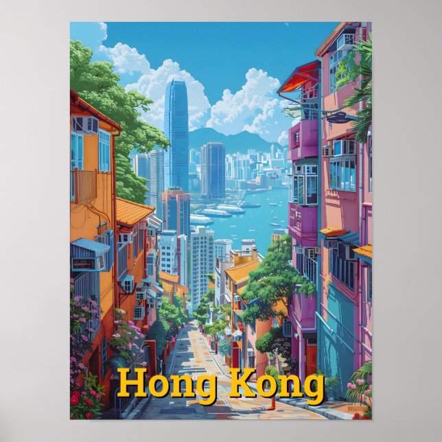 Viajes de arte de Hong Kong China (Frente)