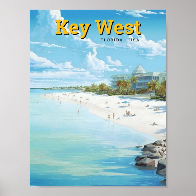 Viajes de arte de Key West Florida USA (Frente)