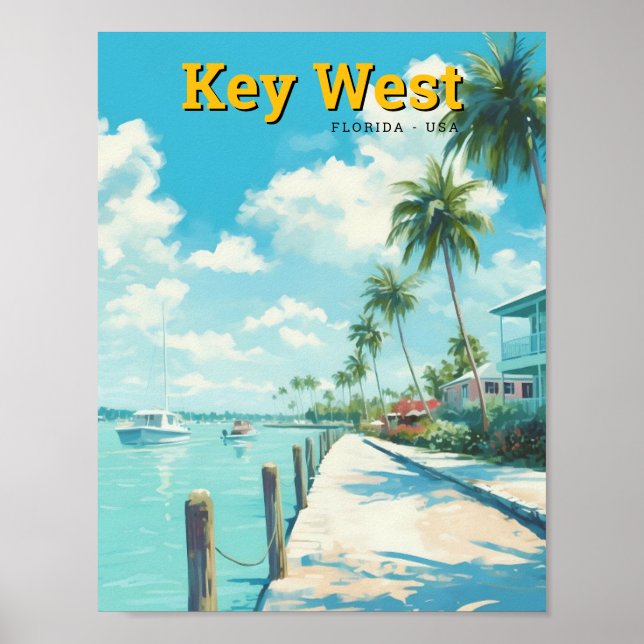 Viajes de arte de Key West Florida USA (Frente)