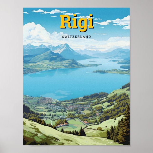 Viajes de arte de Rigi Suiza (Frente)