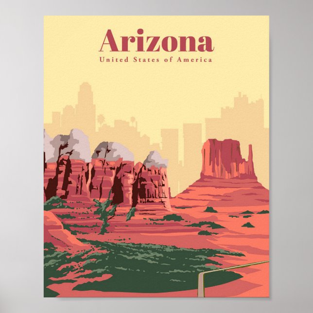 Viajes De Arte De Viaje A Arizona (Frente)