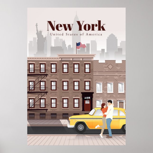 Viajes De Arte De Viaje A Nueva York (Frente)