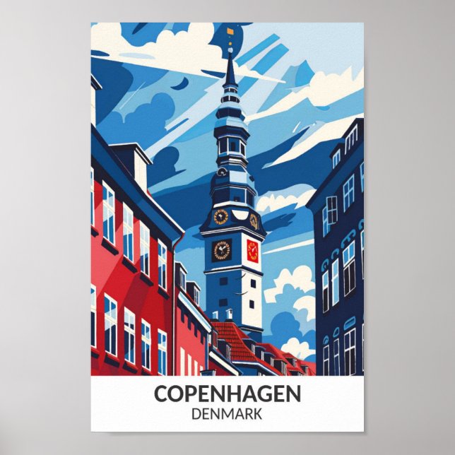 Viajes de arte retro en Copenhague Dinamarca (Frente)