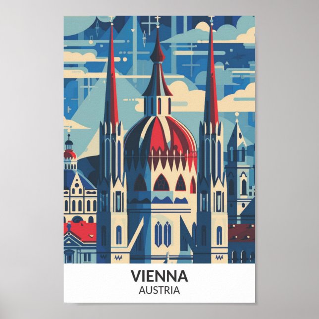 Viajes de arte retro en Viena (Frente)