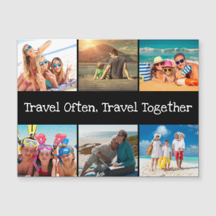 Viajes de Collage de fotos de vacaciones a menudo