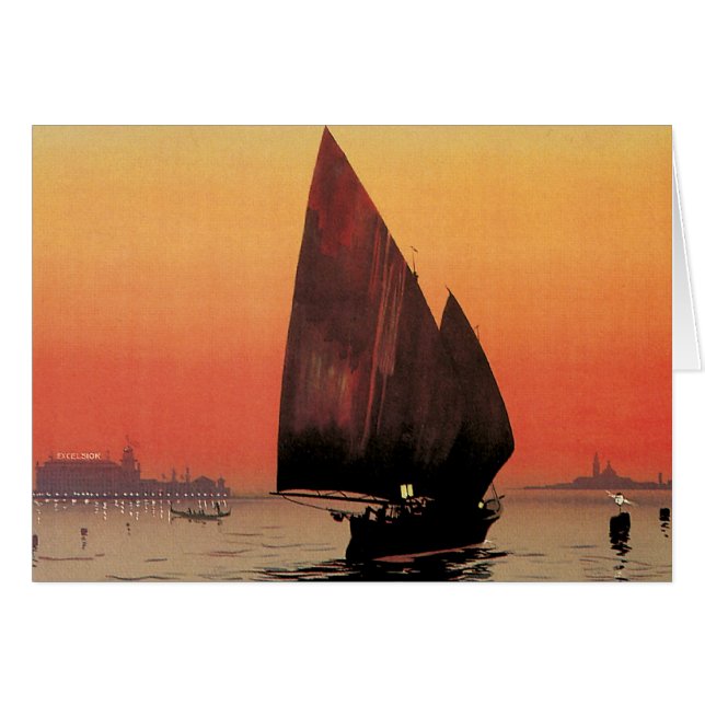 Viajes de época, barcos en el Palacio Excelsior Ve (Anverso (Horizontal))