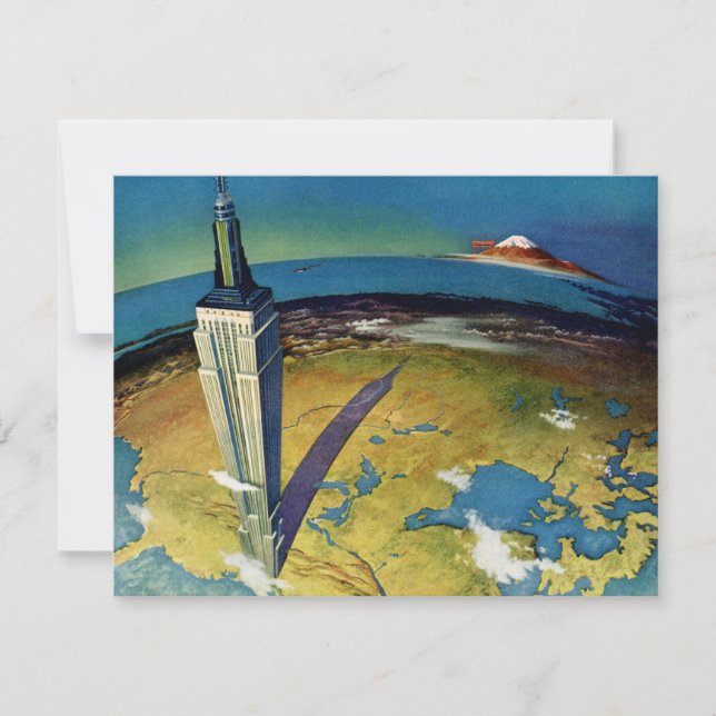 Viajes de época Edificio Empire State de Nueva Yor (Anverso)