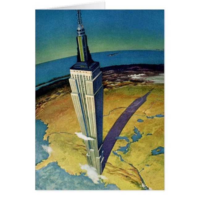 Viajes de época Edificio Empire State de Nueva Yor (Frente)