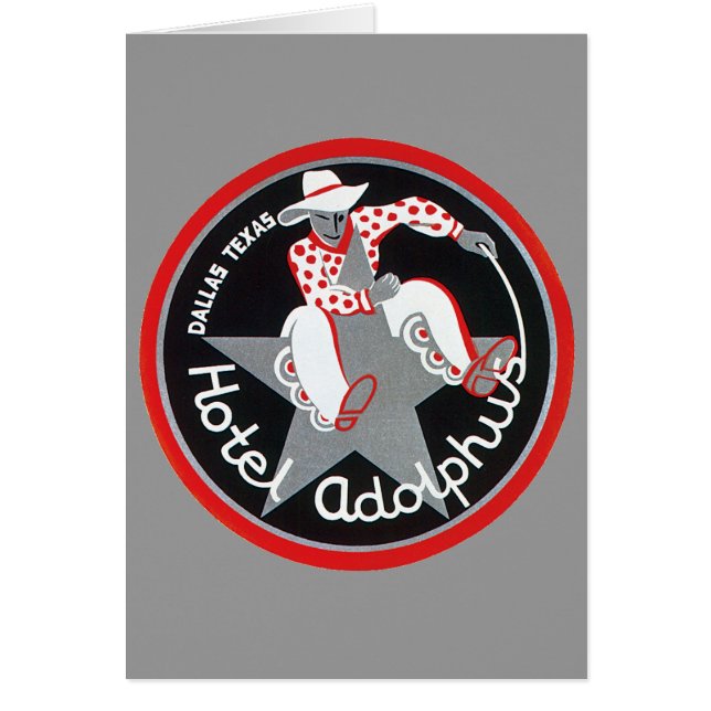 Viajes de época, Hotel Adolphus en Dallas, Texas (Frente)