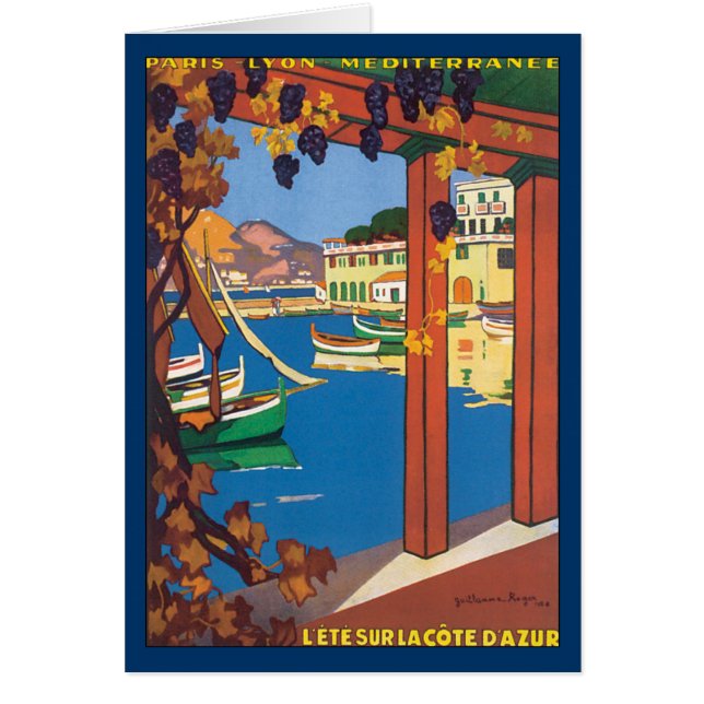 Viajes de época, Mar Mediterráneo de la Riviera Fr (Frente)