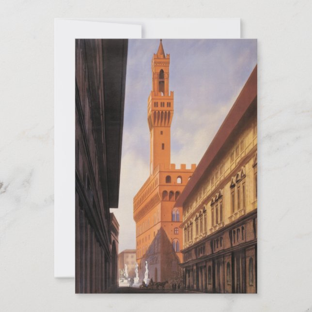 Viajes de época, Palazzo Vecchio, Florencia, Itali (Anverso)