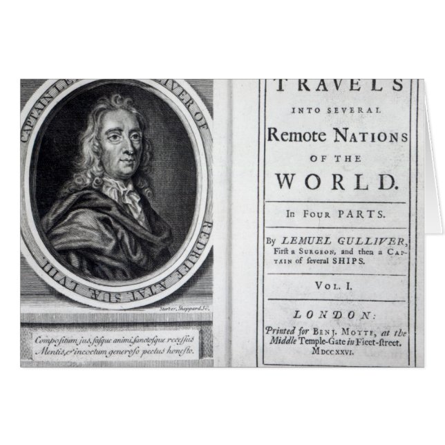'Viajes de Gulliver' de Jonathan Swift, 1726 (Anverso (Horizontal))