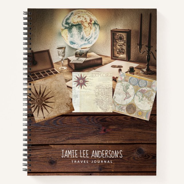 Viajes Diario de Jubilación Aventuras Papá Abuelo (Anverso)