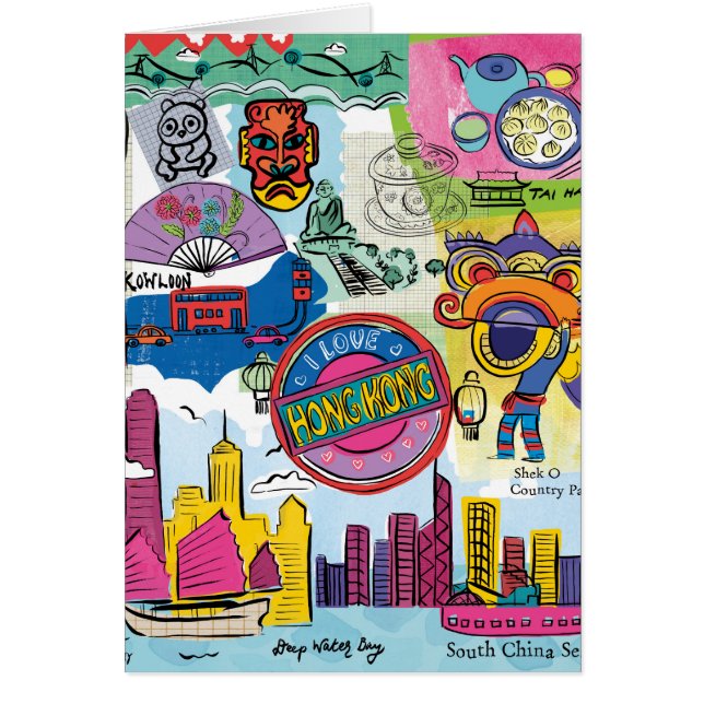 Viajes mundiales - Hong Kong (Frente)