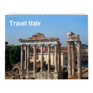Viajes por 12 meses Italia Calendario fotográfico