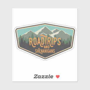 Viajes por carretera y Pegatina de Shenanigans