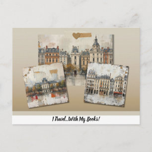 ¡Viajó...Con Mis Libros! Tarjeta Postal
