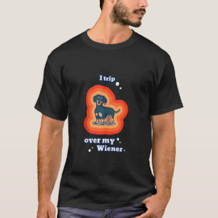 Viajo Sobre Mi Camisa De Weiner, Perro Lover Dachs
