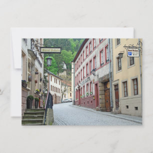 Vianden, Luxemburgo, carta de escena callejera
