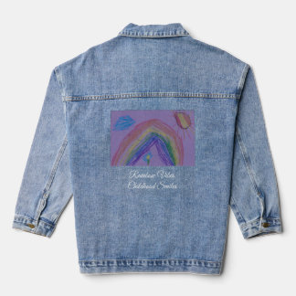 Vibes arcoiris, chaqueta de Denim sonrisas infanti