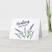 Vibes de curación dentro de la tarjeta de felicita
