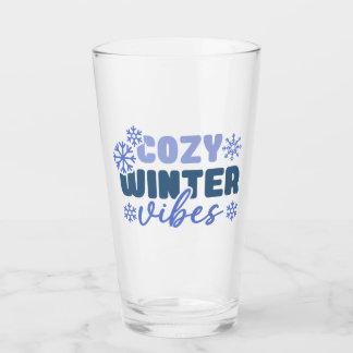 Vibes de invierno acogedoras - Tipografía de copo 