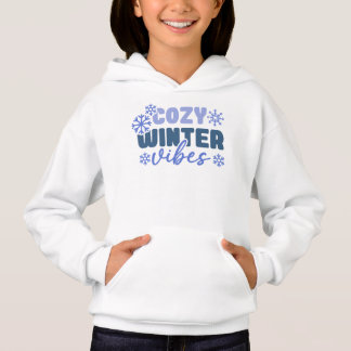 Vibes de invierno acogedoras - Tipografía de copo