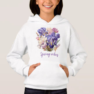 "Vibes de primavera" morado con tema floral