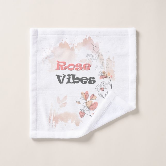 Vibes de Rosa - Modo floral estético (Toallita)