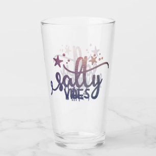 Vibes de sal Pearlescent Ocean Beach Pint Glass