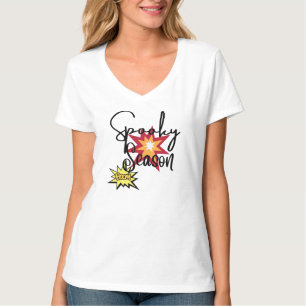 Vibes de temporada espeluznante - camiseta suave y