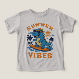 Vibes de verano, niños divertidos de dinosaurios
