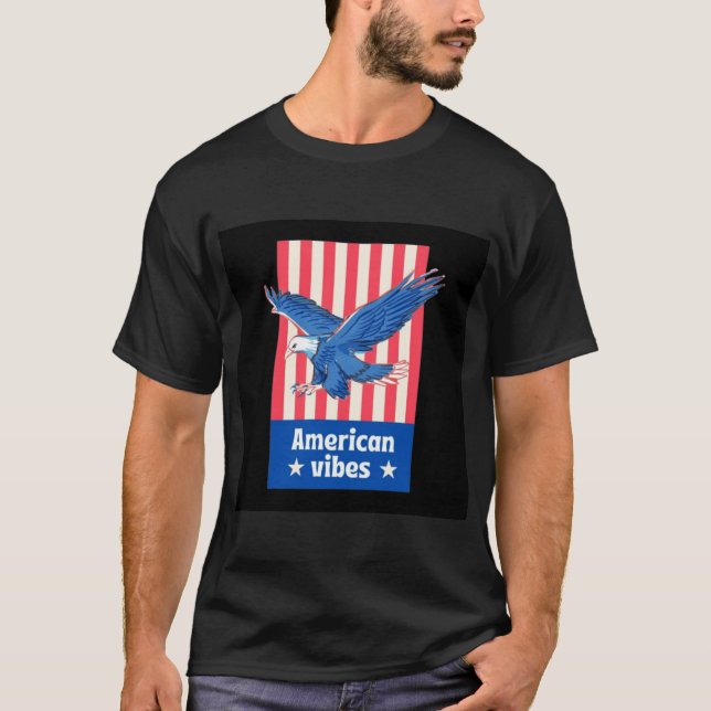 "Vibes estadounidenses: El espíritu de la camiseta (Anverso)
